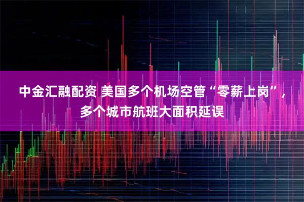 中金汇融配资 美国多个机场空管“零薪上岗”，多个城市航班大面积延误